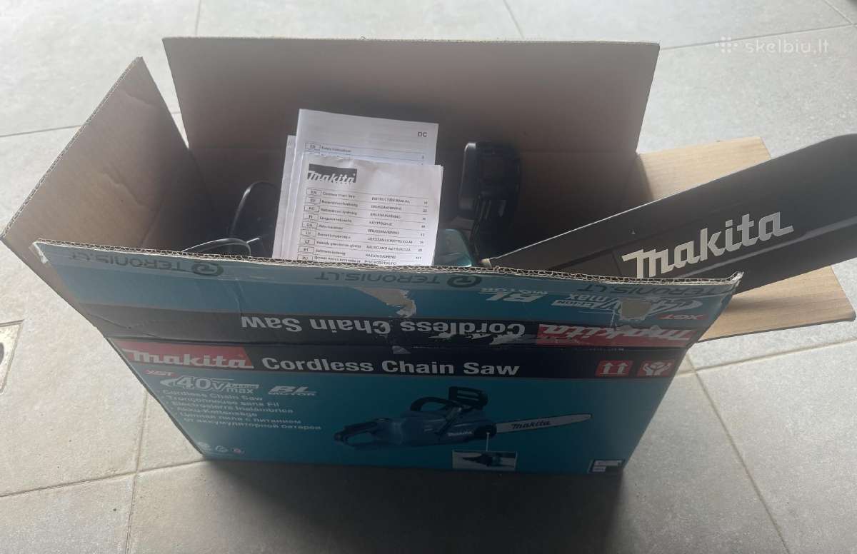 Makita Xgt 40v+5.0 Ah akum + įkroviklis - nuotraukos Nr. 7