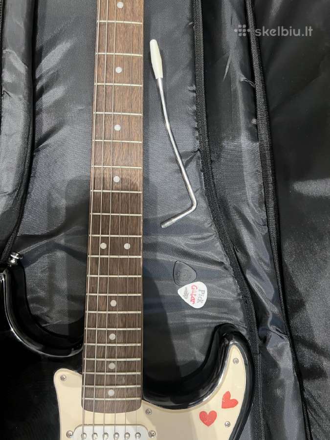 Squier Stratocaster gitara + Fender Mustang Gt40 - nuotraukos Nr. 2