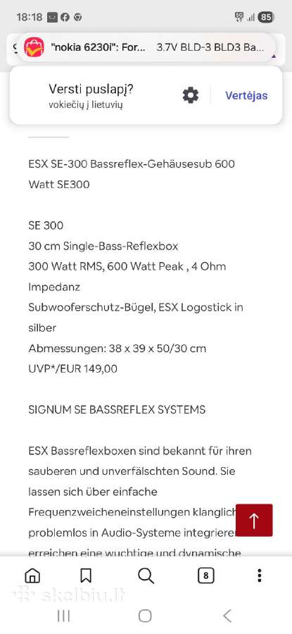 Esx 300 rms 12-tukas - nuotraukos Nr. 4