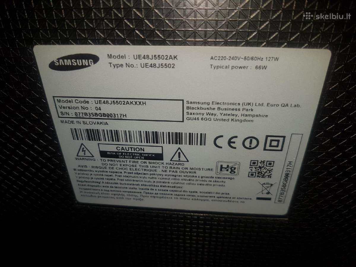 Samsung Ue48j5502ak smart TV - nuotraukos Nr. 4