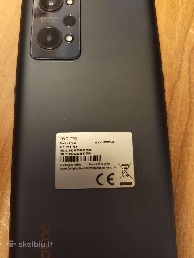 Realme GT Neo2 5G 256gb 8core 12gb RAM - nuotraukos Nr. 5