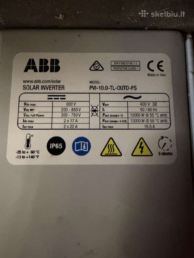 Abb 10 kw inverteris - nuotraukos Nr. 6
