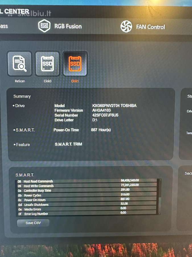 2tb m.2 gen4 SSD kioxia - nuotraukos Nr. 6