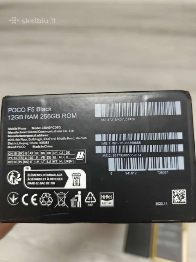 Xiaomi Poco F5,12/256. - nuotraukos Nr. 6