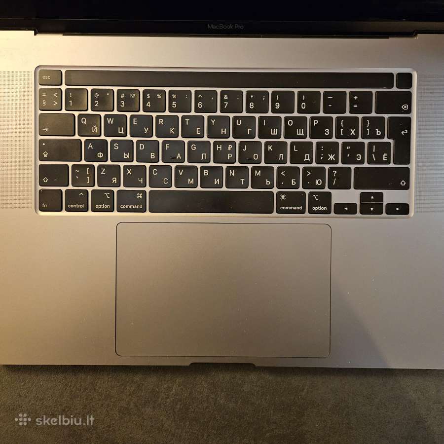 Keičiu / MacBook Pro 2019, 16'/1tb/16gb - nuotraukos Nr. 7