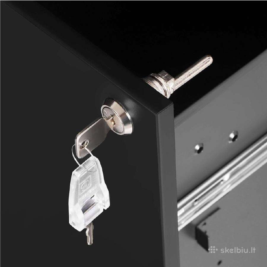 Mobili metalinė biuro spintelė su užraktu - nuotraukos Nr. 4