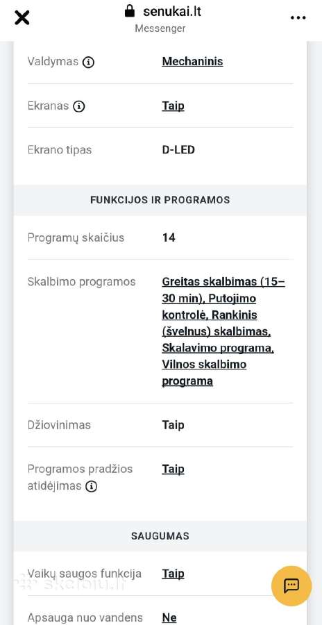 Skalbyklė džiovyklė Samsung - nuotraukos Nr. 8