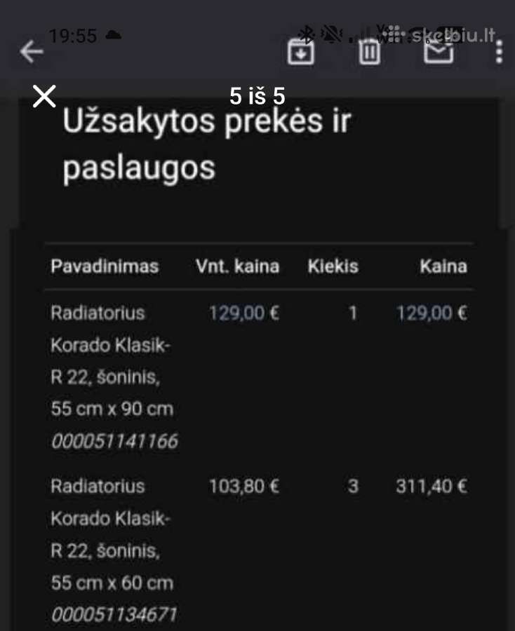 Radiatoriai 4vnt - nuotraukos Nr. 4