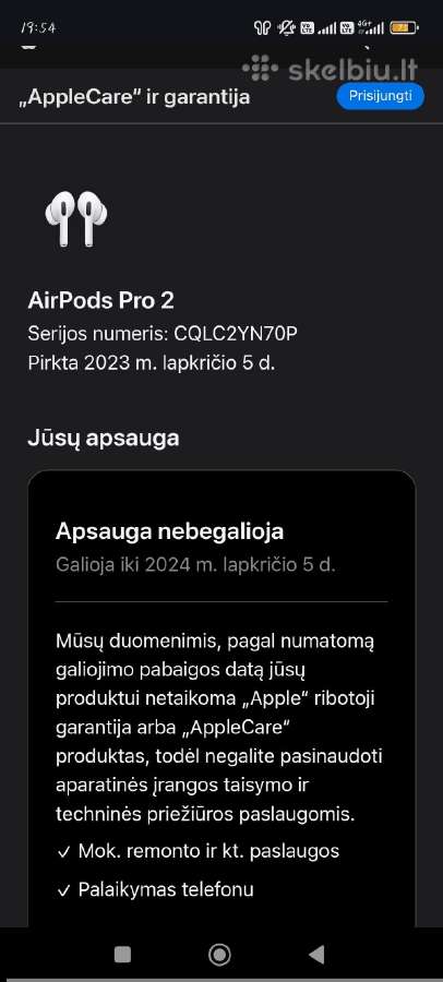 Airpods Pro 2 ausinės - nuotraukos Nr. 3