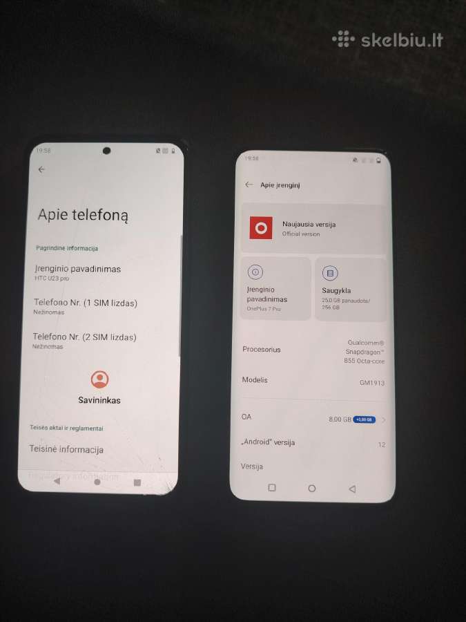 Oneplus 7 Pro ir HTC U23 Pro - nuotraukos Nr. 3