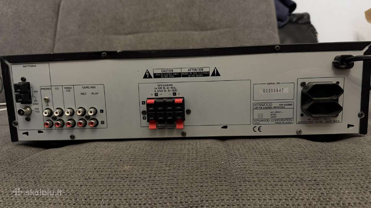 Kenwood kr-a2080 - nuotraukos Nr. 3