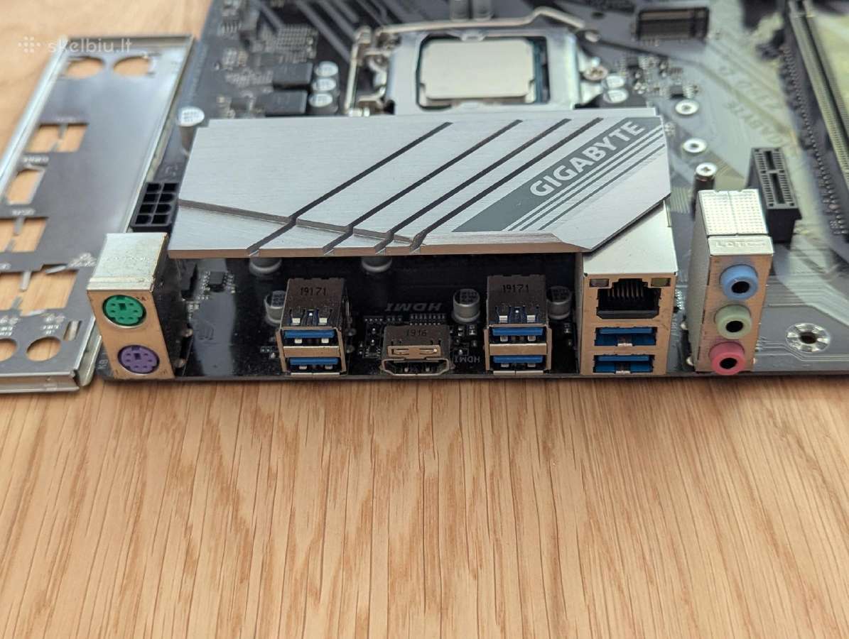 Gigabyte Z390 D + Intel 8700k + Kingston Fury 2x8g - nuotraukos Nr. 5