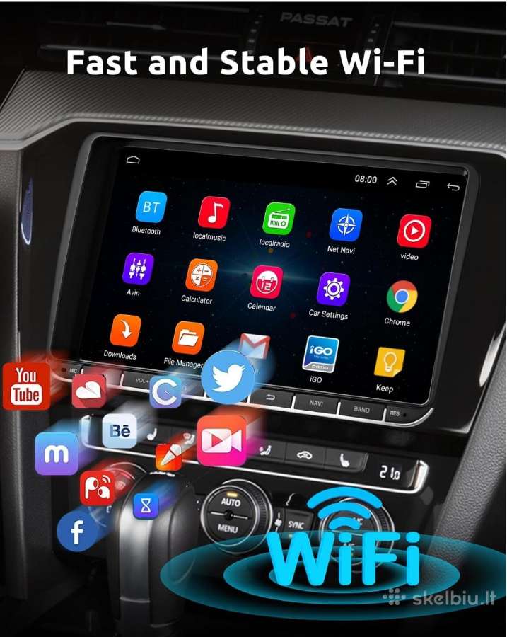 VW, Škoda, Seat android multimedia Essggo,4-64 - nuotraukos Nr. 4