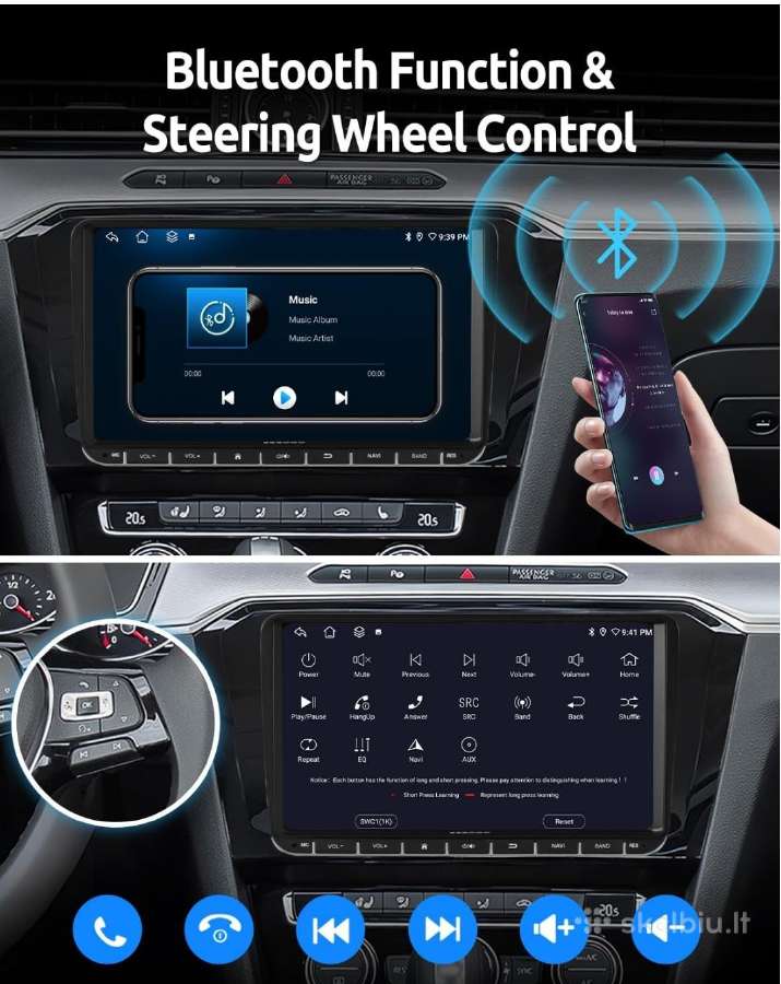 VW, Škoda, Seat android multimedia Essggo,4-64 - nuotraukos Nr. 6