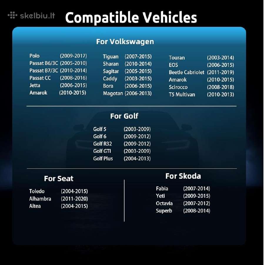 VW, Škoda, Seat android multimedia Essggo,4-64 - nuotraukos Nr. 8