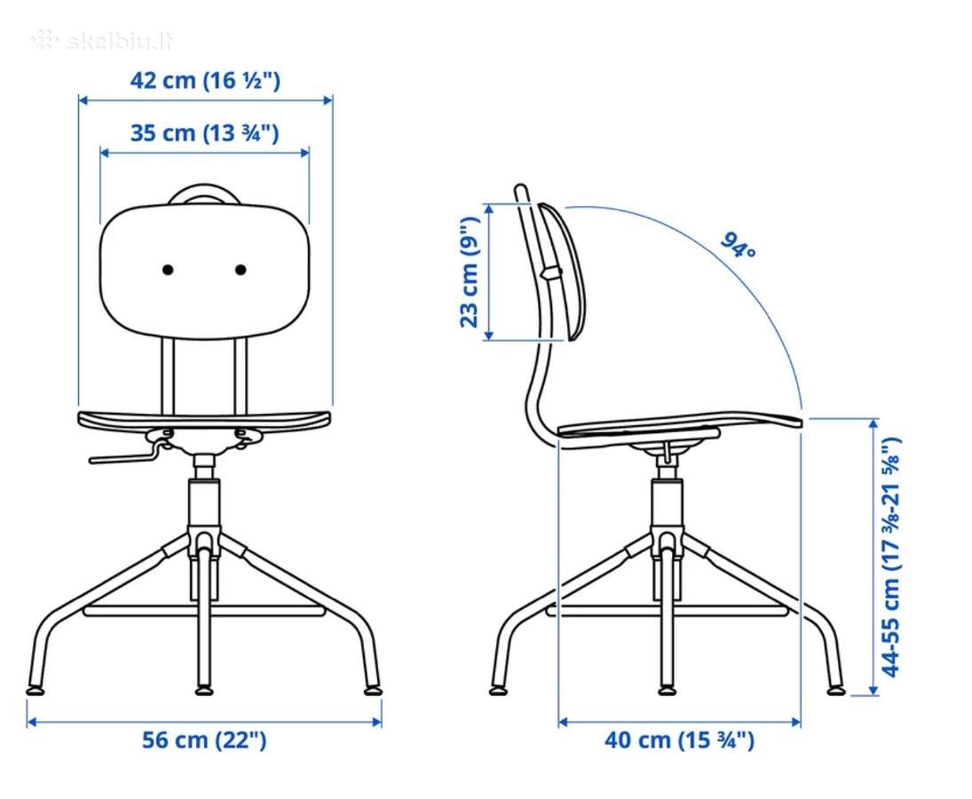 Kėdė Ikea Kullaberg - nuotraukos Nr. 2