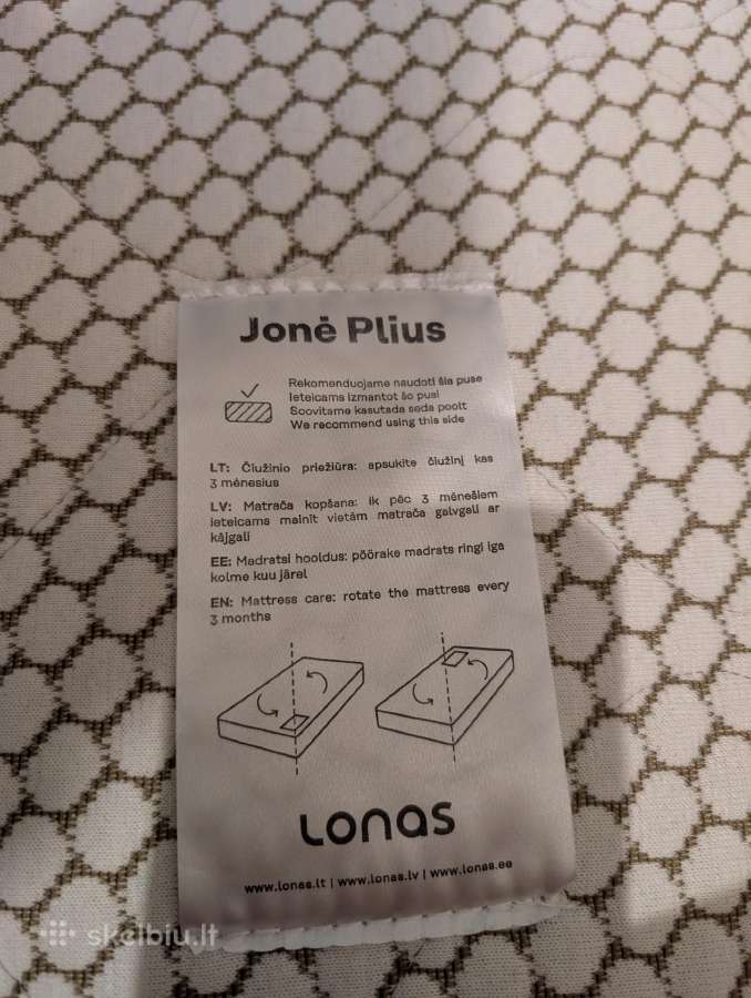 Vaikiška lova su čiužiniu Jonė Plius - nuotraukos Nr. 3