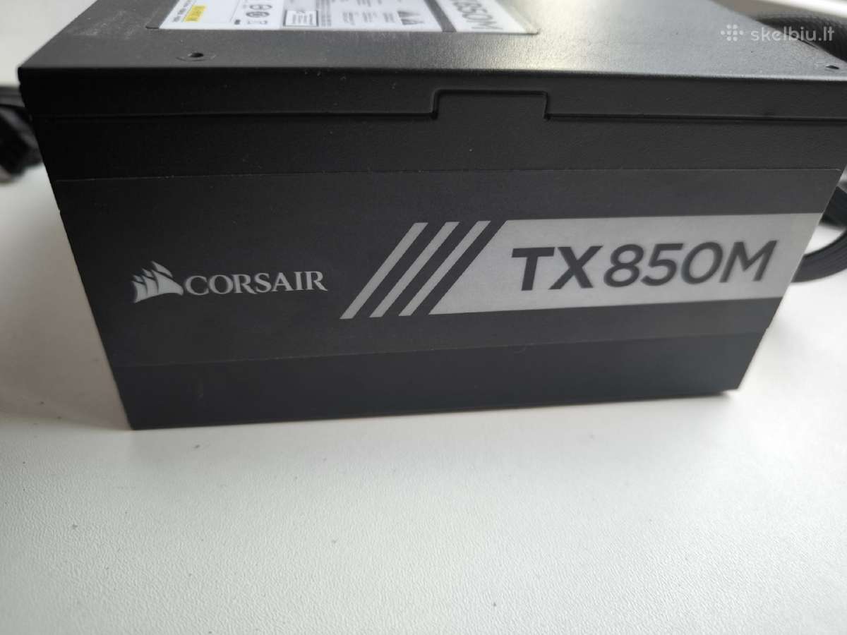 Maitinimo blokas Corsair Tx850m 850w Gold - nuotraukos Nr. 3