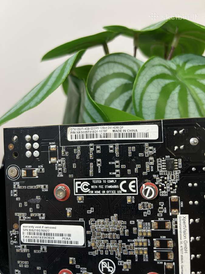 Vaizdo Plokštė Gainward 1050 ti 4gb - nuotraukos Nr. 3
