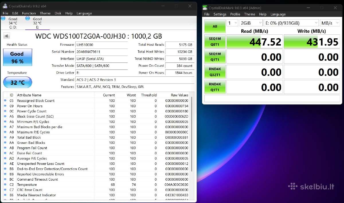 Išoriniai Usb 3.0 SSD Diskai 1tb 512gb - nuotraukos Nr. 4