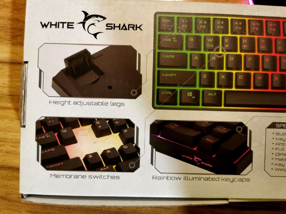 Klaviatūra Rgb - nuotraukos Nr. 2