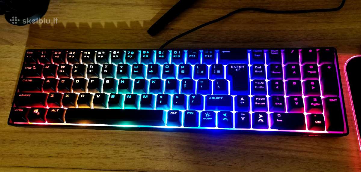 Klaviatūra Rgb - nuotraukos Nr. 4