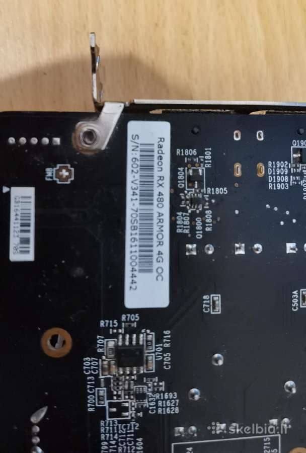 Amd Radeon Rx480 Armor oc 4gb - nuotraukos Nr. 3