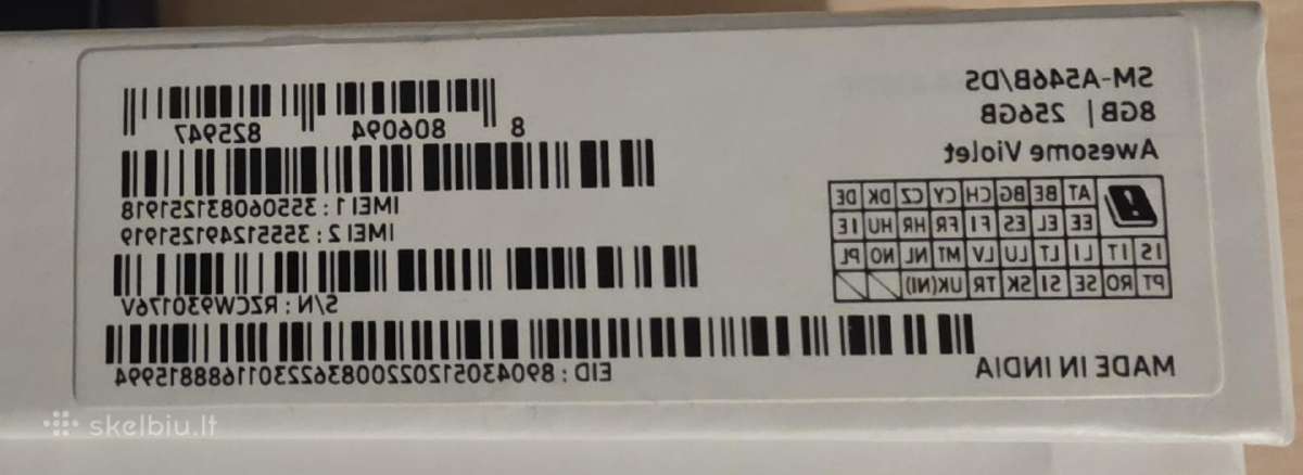 Samsung galaxy A54 256 GB - nuotraukos Nr. 2