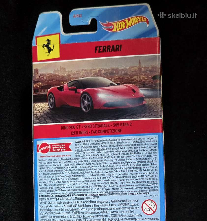 Hot Wheels Ferrari set - nuotraukos Nr. 2