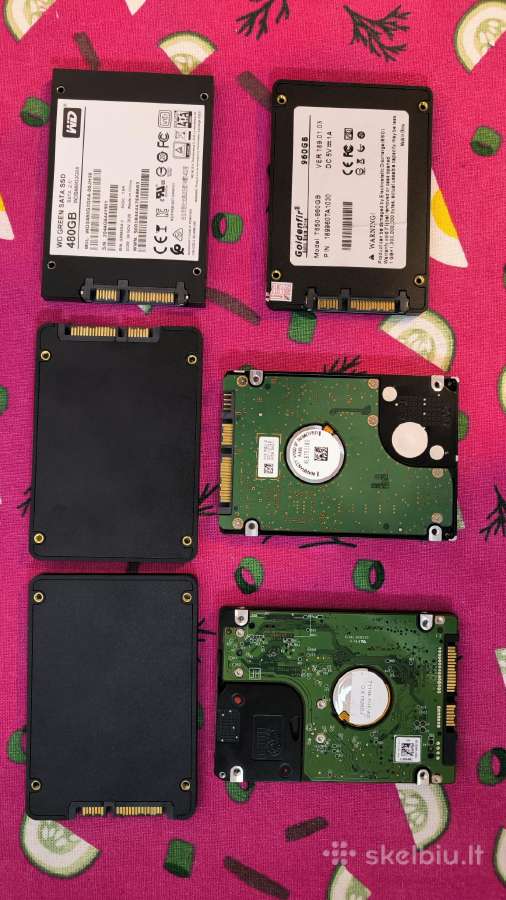 HDD ir SSD 2.5" diskai - nuotraukos Nr. 2