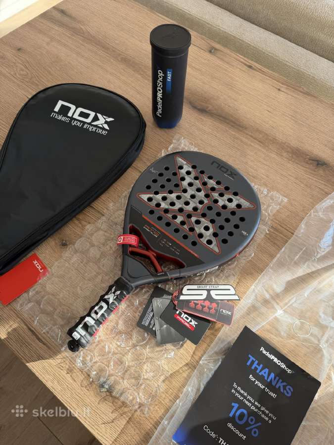 Nox Padel Racket At10 Genius 18k Alum 2025 - nuotraukos Nr. 12