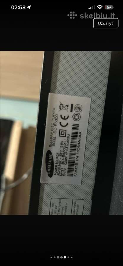 Samsung Bd-e5300 dvd - nuotraukos Nr. 5