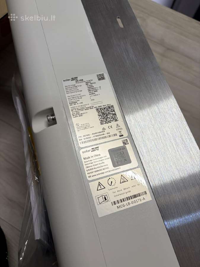 Inverteris Solaredge 10kw - nuotraukos Nr. 3