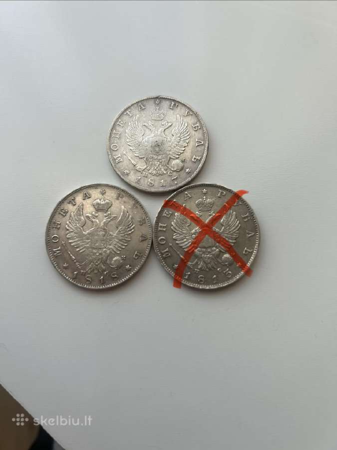 Sidabrinės monetos - nuotraukos Nr. 8
