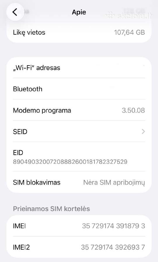 iPhone 15 128gb idealios būklės 88% - nuotraukos Nr. 5