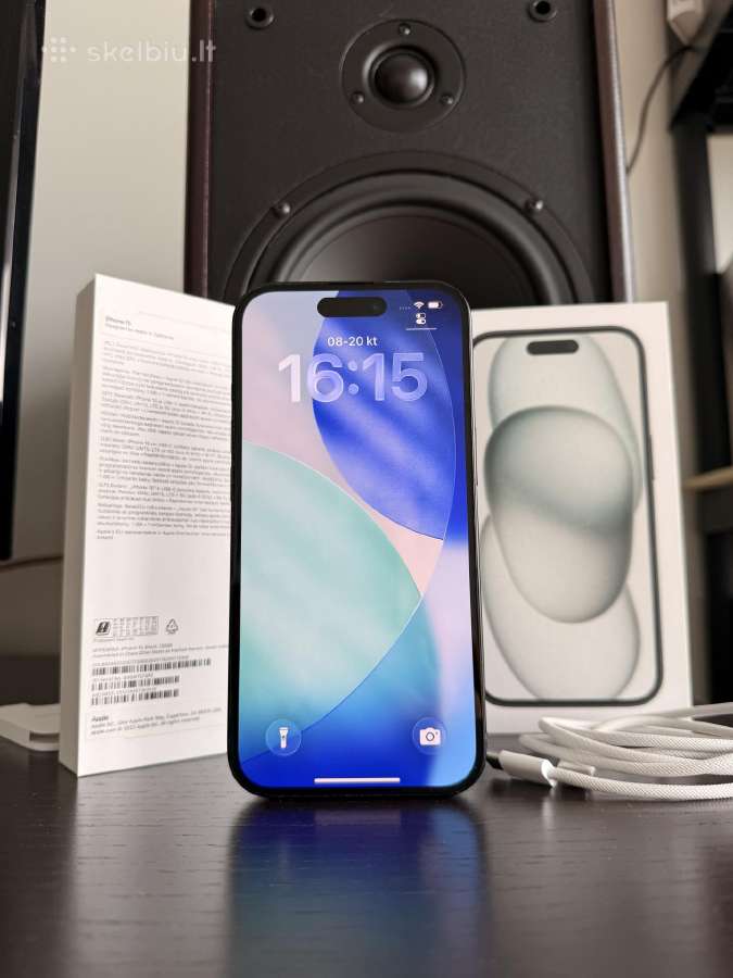 iPhone 15 128gb idealios būklės 88% - nuotraukos Nr. 4