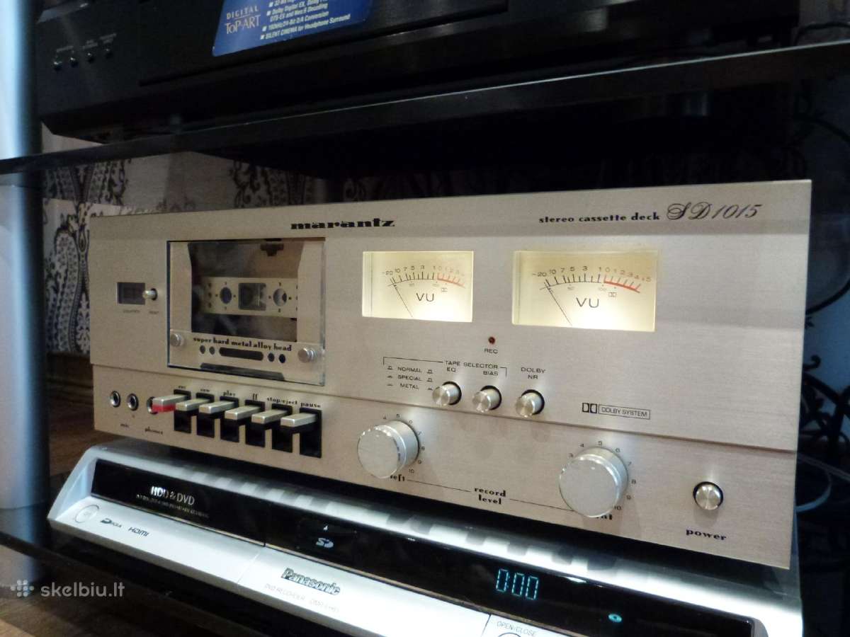 Hi-fi kasetines dekos Technics. Marantz. - nuotraukos Nr. 15
