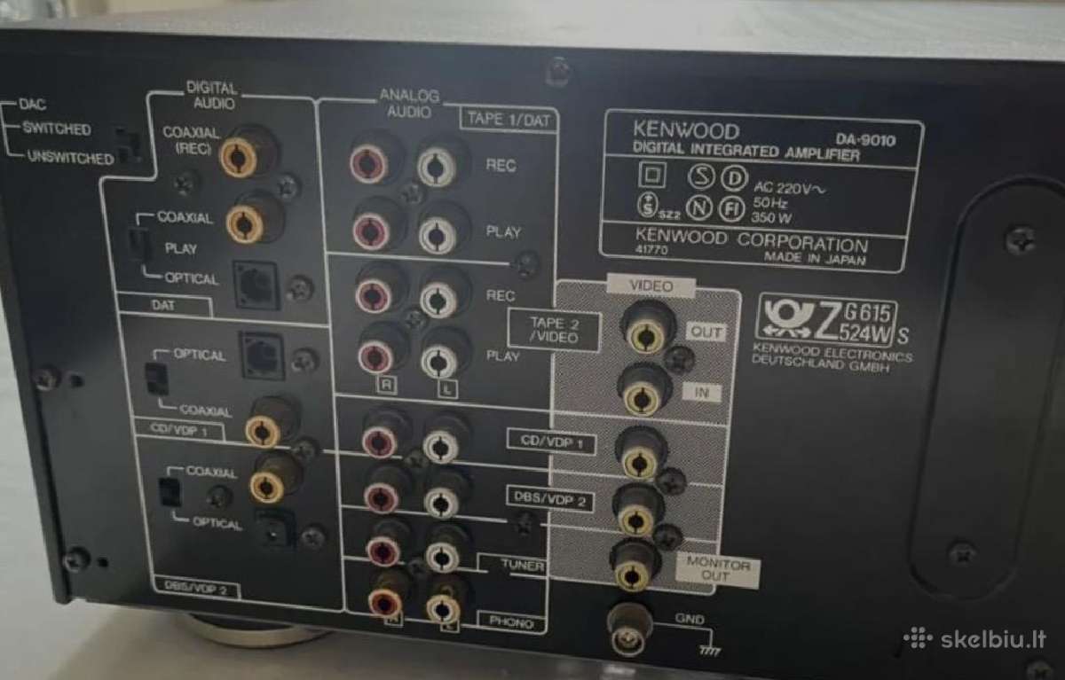 Kenwood Da-9010 / stiprintuvai - nuotraukos Nr. 2
