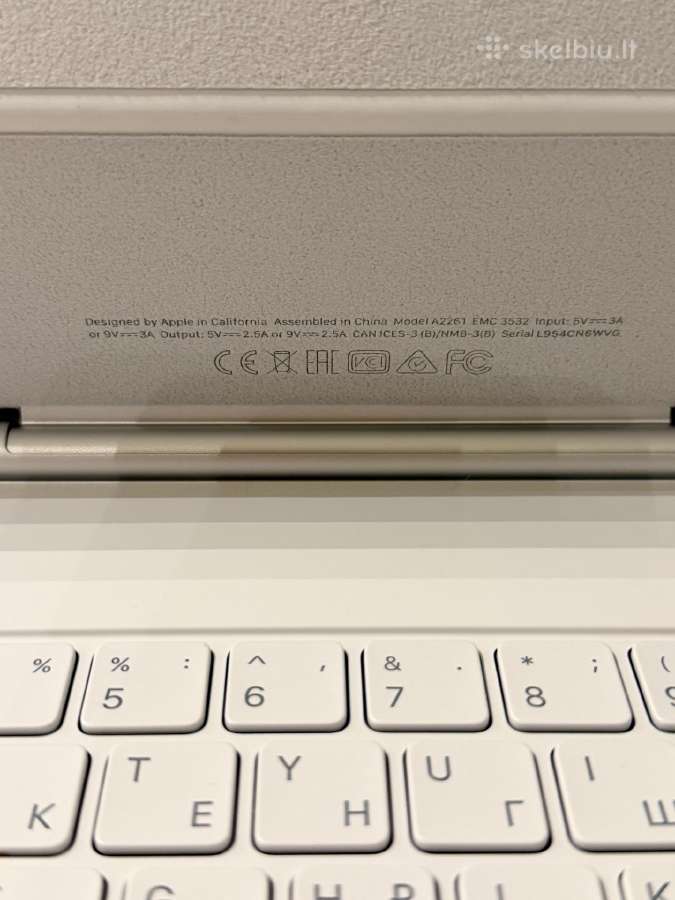 Apple Magic Keyboard 11 iPad Pro / iPad Air - nuotraukos Nr. 3