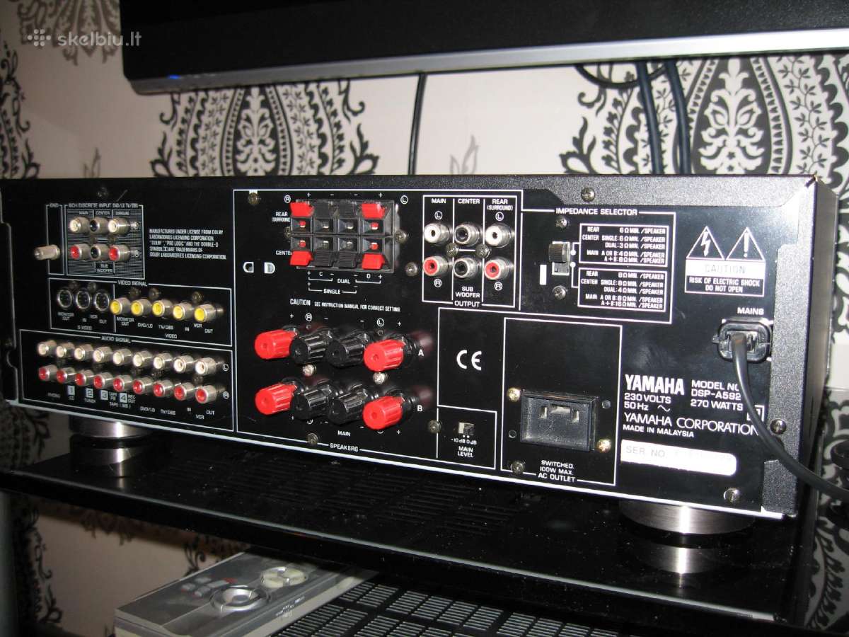 Hi-fi stiprintuvai-resyveriai Yamaha. - nuotraukos Nr. 8