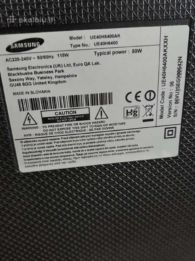 Samsung televizorius - nuotraukos Nr. 2