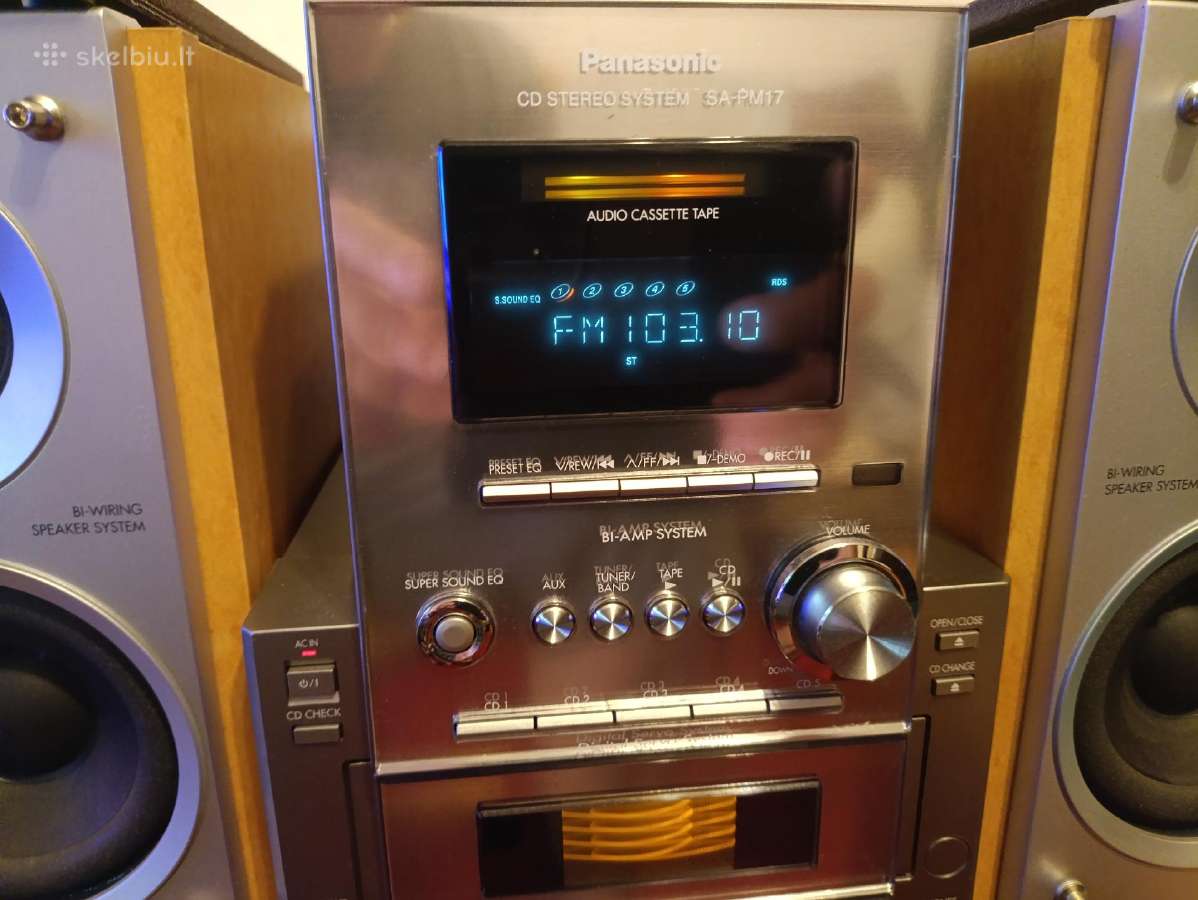 Gerai Skambantis,panasonic Centras,fm,aux,mc,rds - nuotraukos Nr. 3