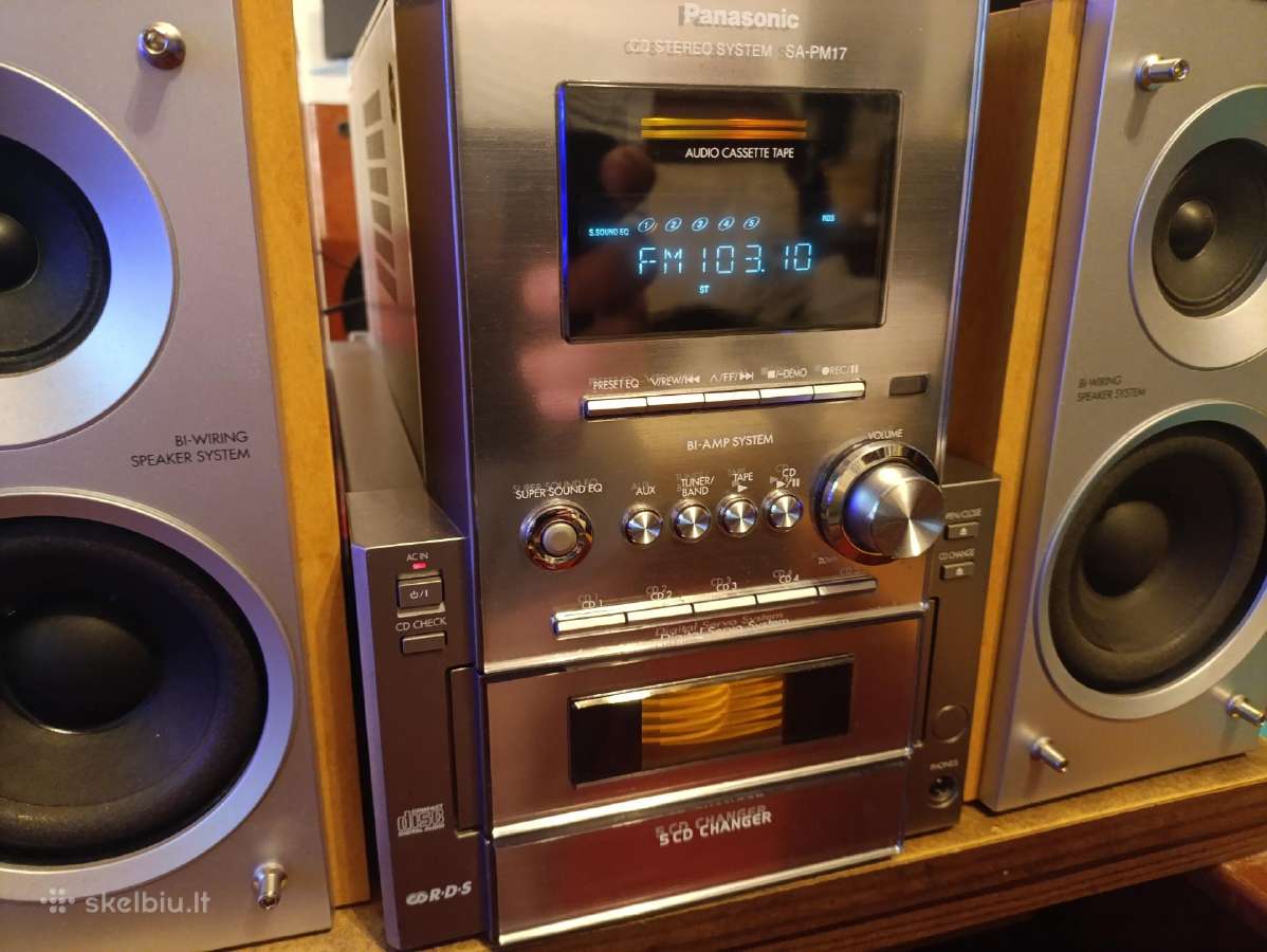 Gerai Skambantis,panasonic Centras,fm,aux,mc,rds - nuotraukos Nr. 5
