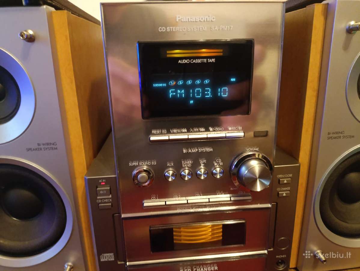 Gerai Skambantis,panasonic Centras,fm,aux,mc,rds - nuotraukos Nr. 6