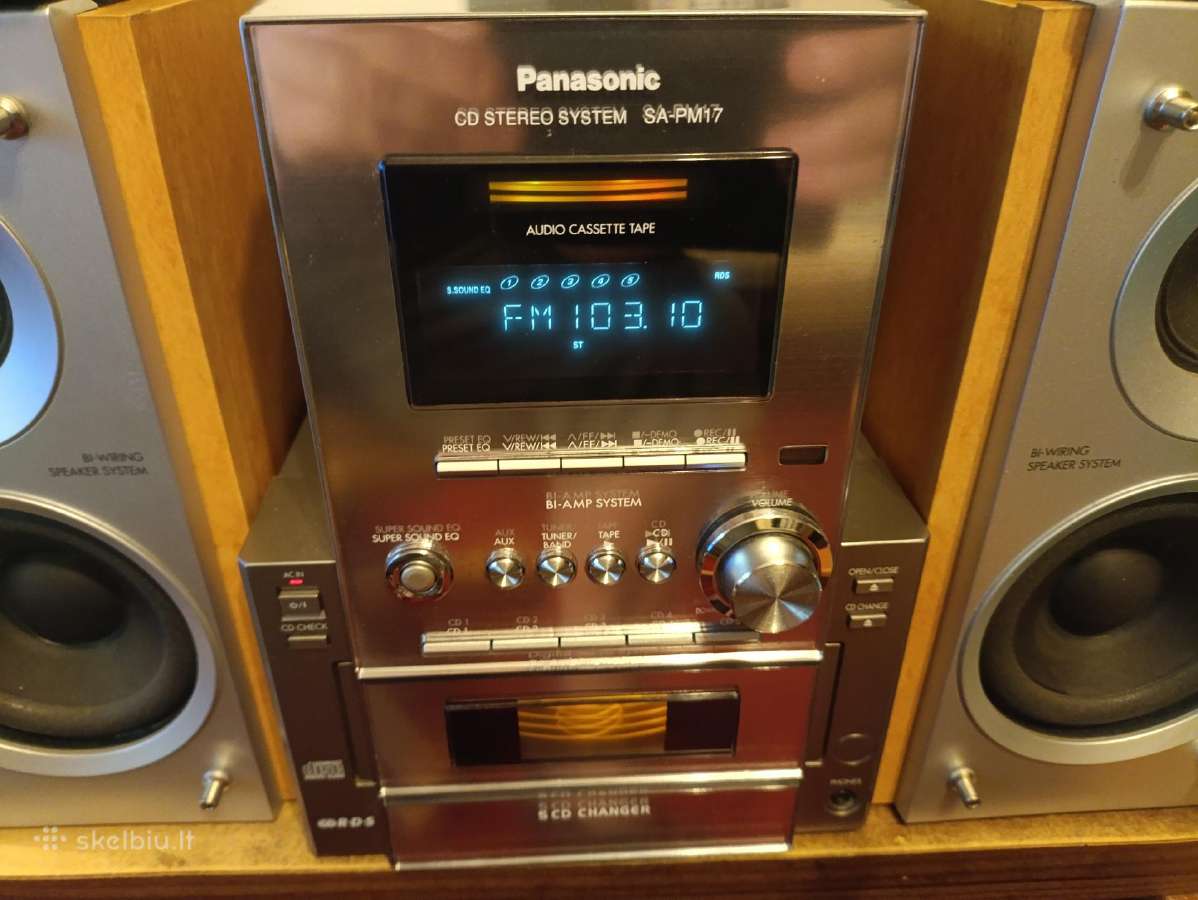 Gerai Skambantis,panasonic Centras,fm,aux,mc,rds - nuotraukos Nr. 7