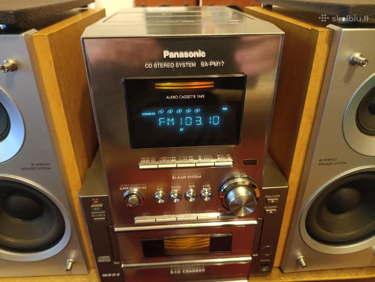 Gerai Skambantis,panasonic Centras,fm,aux,mc,rds - nuotraukos Nr. 8