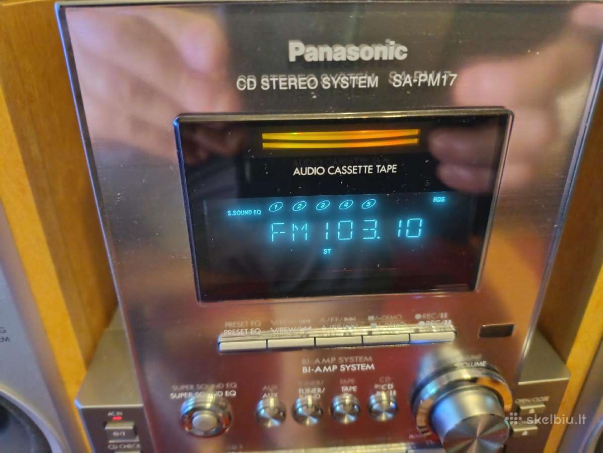 Gerai Skambantis,panasonic Centras,fm,aux,mc,rds - nuotraukos Nr. 14