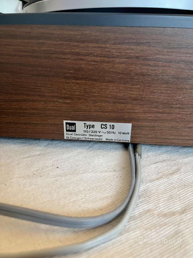 Dual 1210 patefonas - nuotraukos Nr. 5
