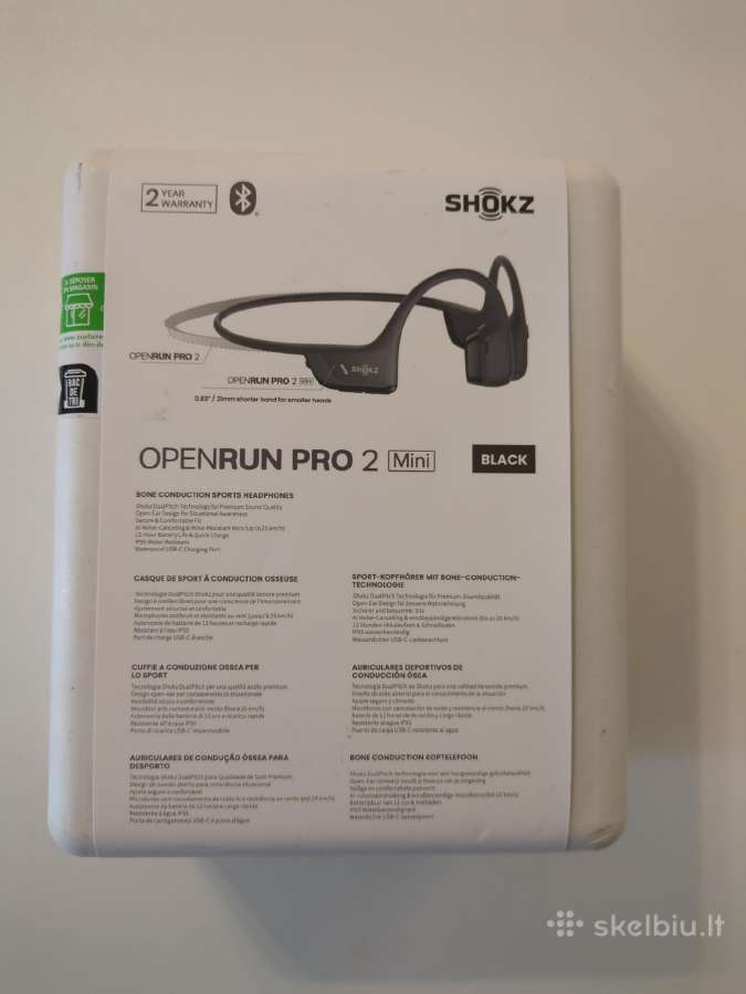 Naujos Shokz Openrun Pro 2 Mini ausinės - nuotraukos Nr. 2