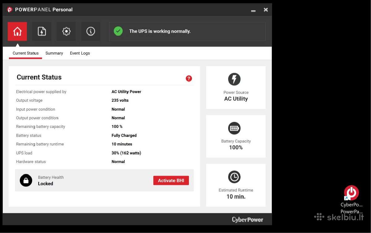 Ups Cyberpower Cp900epfcl - nuotraukos Nr. 4